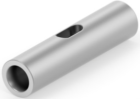 Butt connector, uninsulated, 0.3-1.42 mm², AWG 22 to 16, silver, 14.68 mm, 330367