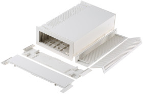 Obudowa urządzeń elektronicznych ABS wysokość zew: 74 mm szerokość zew: 260 mm długość zew: 160 mm IP40 160 x 260 x 74mm
