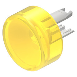 Soczewki do wskaźników, 18-962, Żółty, Okrągły, średnica: 13.8