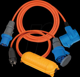1509900015 Brennenstuhl Camping adapter set / CEE adapter cable 1.5m