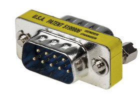 Adapter D-sub z typu D-Sub z 9 stykami na rodzaj Męski z rodzaju Męski na typ D-Sub z 9 stykami