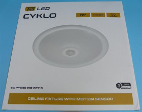 CYKLO LAMPA N/T 2xE-27 CZUJNIK PIR