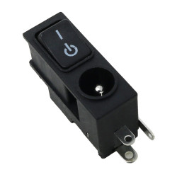2.1mm DC Power Jack with Rocker Switch