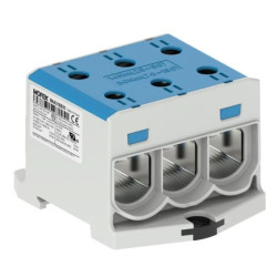 Złączka OTL150-3 kolor niebieski 3xAl/Cu 25-150mm 1000V AC / 1500V DC Zacisk uniwersalny MAA3150B10