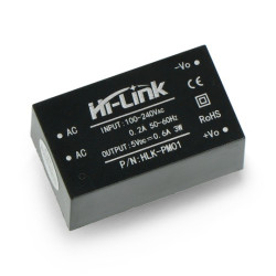 Zasilacz Hi-Link HLK-PM01 100V-240VAC / 5VDC - 0,6A