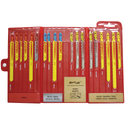 Starrett BU4 Jigsaw Blade Assortment Pack, 19 Piece