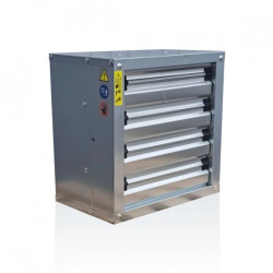 Wentylator z żaluzją mały szczytowy TKZ-48 wyciągowy 3600 m3/h