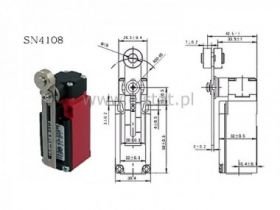 Przełącznik krańcowy SN 4108-SL; styki zwłoczne