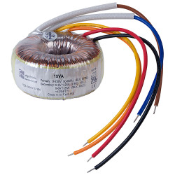 Vigortronix VTX-146-015-106 Toroidal Transformer 230V Single Primary 15VA 0-6V 0