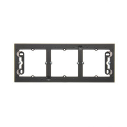 SIMON54 czarny DPN3/49 Puszka n/t 3-krotna