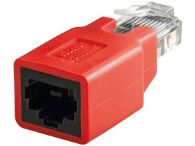 NET CAT 5 RJ45 1xM 1xF CROSSOVER ADAPTOR