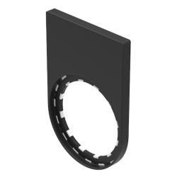 Legend frame, 12.5 mm, Plastic, For stic