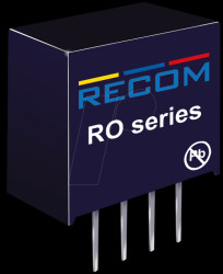 10000609 DC/DC converter 1 W, 24 Vin, single, 5 Vout, 200 mA, SIL-4