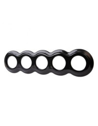 CERAMICZNA RAMKA PIĘCIOKROTNA BAŁWANEK CZARNA