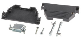 Osłona tylna D-Sub 37 -pinowe ABS Prosty MH Connectors C
