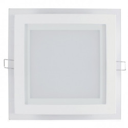 Panel LED ART szklany kwadratowy 20x20cm, 16W, 1000lm, AC80-265V, 3000K - biała ciepła