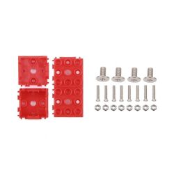 Grove Red Wrapper 1*1 - mocowanie do modułów Grove (czerwone) - 4 szt.