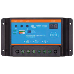 Victron Energy SCC010005050 Blue-Solar Charge Controller PWM 12/24V 5A LCD