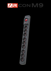 ARCON Listwa przeciwprzepięciowa 9-GNIAZD 3m CZARNA M9