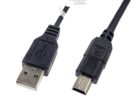 Kabel USB wtyk A - wtyk mini USB B 5p dł. 3m; Vitalco