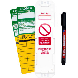 Scan TG04BOX Ladder Tag Kit - 10 Kits per Box
