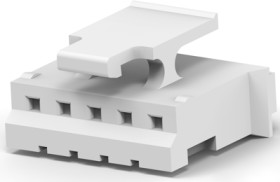 Socket housing, 5 pole, pitch 2 mm, straight, natural, 1735447-5