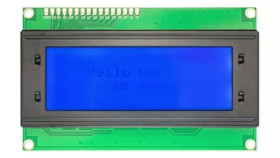 LCD display 20x4 blue/white