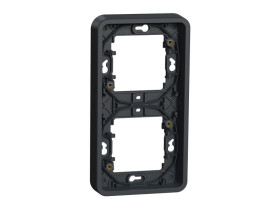 MUREVA STYL Podstawa podtynkowa 2 podwójna pionowa IP55 antracyt MUR34151 SCHNEIDER ELECTRIC