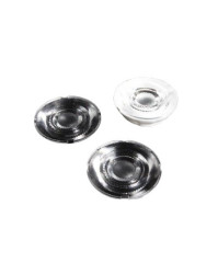 Soczewka LED owalna, kąt widzenia 15 ° Bezbarwny Metakrylan polimetylu (PMMA) Okrągły, Ledil, seria: Amy 50