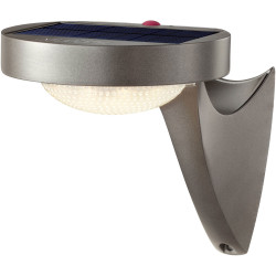 Sygonix SY-4673532 Wall Light Solar 10W PIR sensor 1000 lm grey matt
