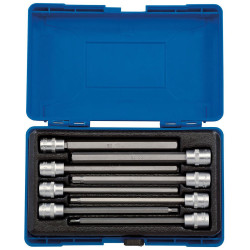 Draper Expert 16287 3/8&quot; Sq. Dr. Hexagonal Socket Bit Set (8 Piece)