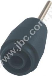 3253-PCB-SW Gniazdo bezp. 4mm, przył.lut. do PCB, 25A, czarne mont.pion., bolec 1,9x22mm, 1kV / kat.III, ELECTRO-PJP, 3253PCBSW