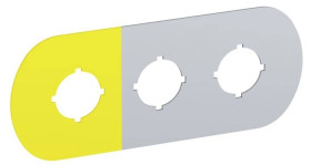 ABB MA6-1007 1SFA611930R1007 Płytka do etykietowania (S x W) 106 mm x 1 mm żółty 1 szt.