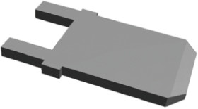 Konektor płaski Męski 6.35 x 0.83mm długość 12.37mm Izolacja: Nieizolowane Cyna na miedzi