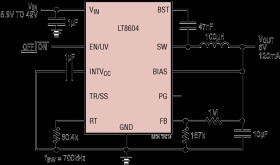 High Efficiency 42V/120mA Synchronous Bucks
