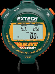 EXTECH HW30 STOPWATCH, HEAT INDEX