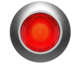 Lampka sygnalizacyjna 30mm czerwona płaska metal IP69k SIRIUS ACT 3SU1061-0JD20-0AA0