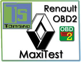 MaxiTest Renault + OBD2 oprogramowanie do ELM 327
