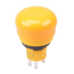 AB6E-3BV02PTY Yellow Unibody 16mm Emergency Stop Switch 30mm Mushroom 2NC IDEC