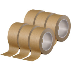 TOOLCRAFT TO-10194390 packaging tape brown 50mx50mm 6 pcs