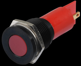 Q16F1BXXR12E Indicator LED, 12 V DC, 16 mm, FASTON, red/BlC