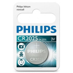 Bateria CR2025 B1 PHILIPS 3V litowa 106178