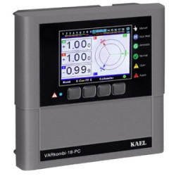 Mikroprocesorowy regulator współczynnika mocy biernej MR VARKOMBI-PC-TFT