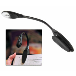 Lampka LED z klipsem ZD20 Czarna