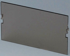 Front plate, PC, (W x H) 42 x 67 mm, smoked glass, B6603580