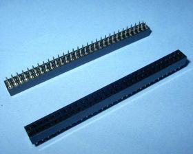 FHU-60-DSG-2MM 2x30 PROSTE ZŁOTE GNIAZDO