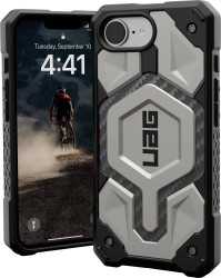 Urban Armor Gear Monarch Pro Obudowa outdoorowa Apple iPhone 17e, iPhone 16e tytanowy Ładowarka indukcyjna, Kompatybilny