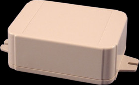 ABS enclosure, (L x W x H) 80 x 60 x 30 mm, light gray (RAL 7035), IP54, RL6105-F