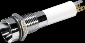 19TR0I12 LED signal light, red/green/yellow, 12 VDC, Ø8 mm, 10/20/30 mcd