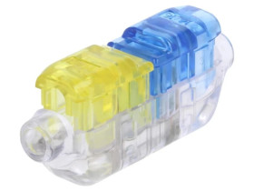 Szybkozłączka CoolSplice IDC niebieski,żółty tory 2 IP68 2213600-1